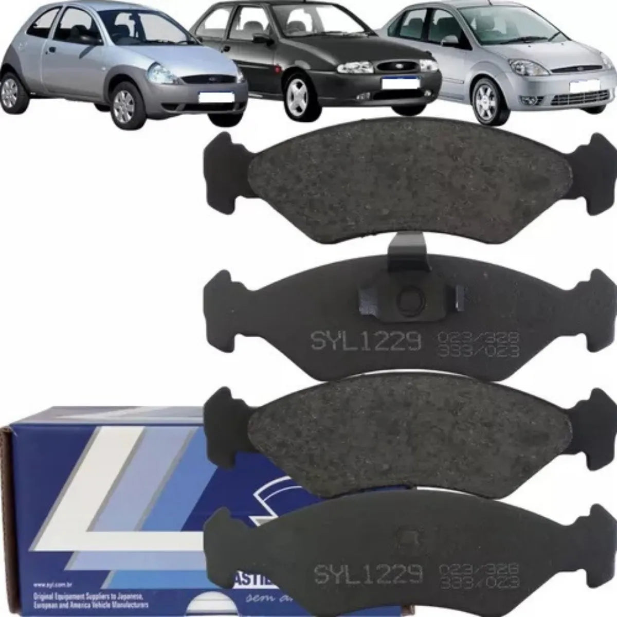 Pastilha Freio Dianteira Syl Fiesta 1.0 1.3 1995 Até 2009 Ka