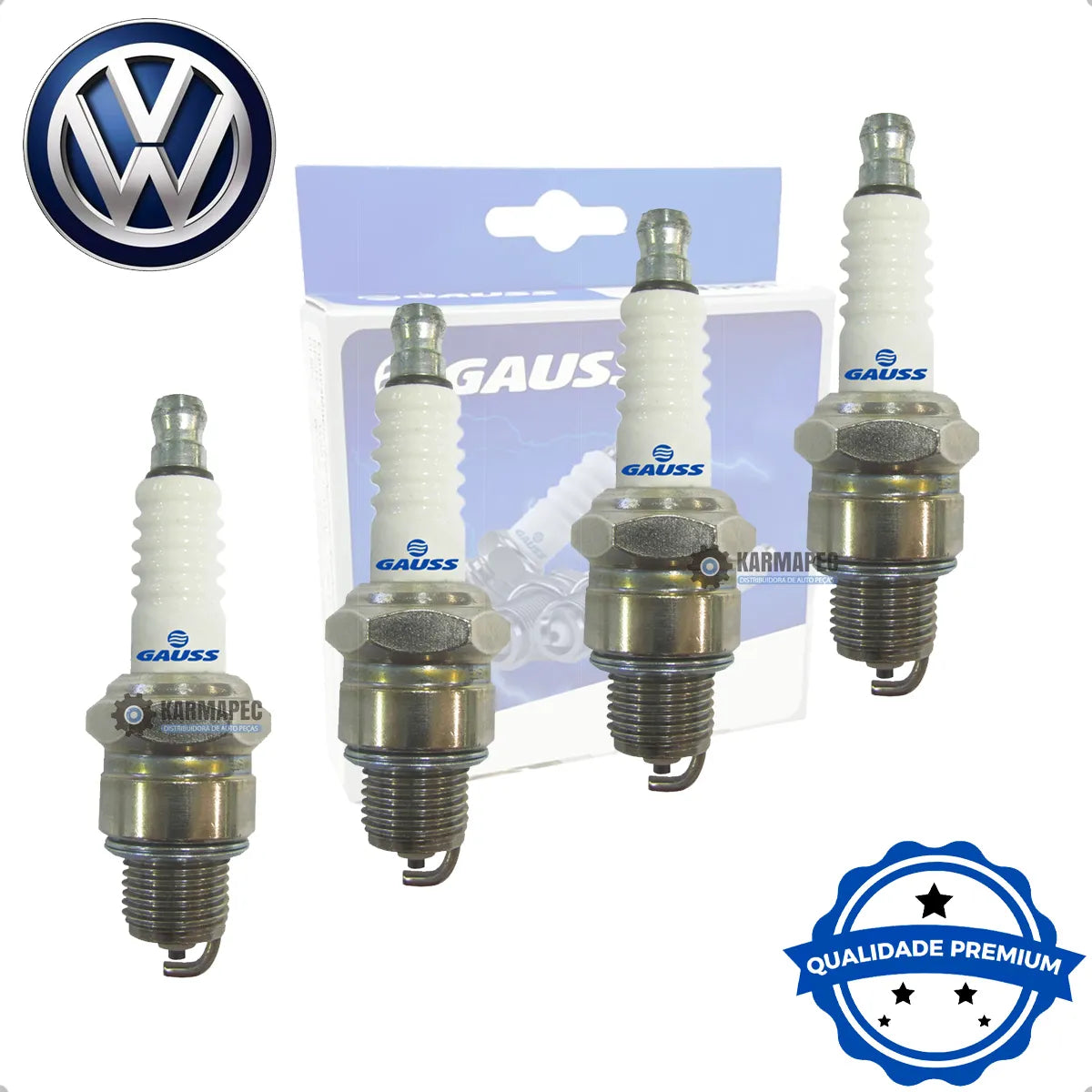 Jogo Velas Modelo Ngk Fusca 1200 1300 1500 1600 Gasol Até 83