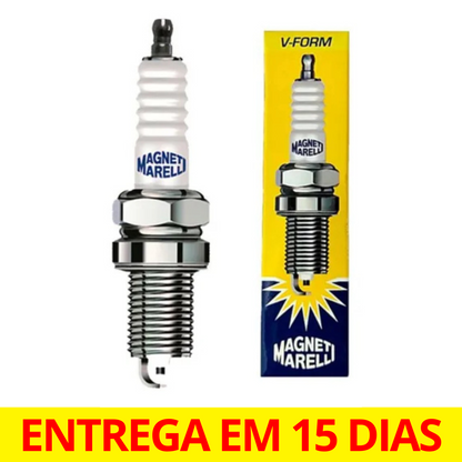 Jogo de 4 Velas de Ignição Magneti Marelli V-Form – Carros 1.0 / 1.4