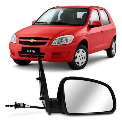 Retrovisor Prisma Celta 2007 2008 2009 A 2013 Com Controle Direito