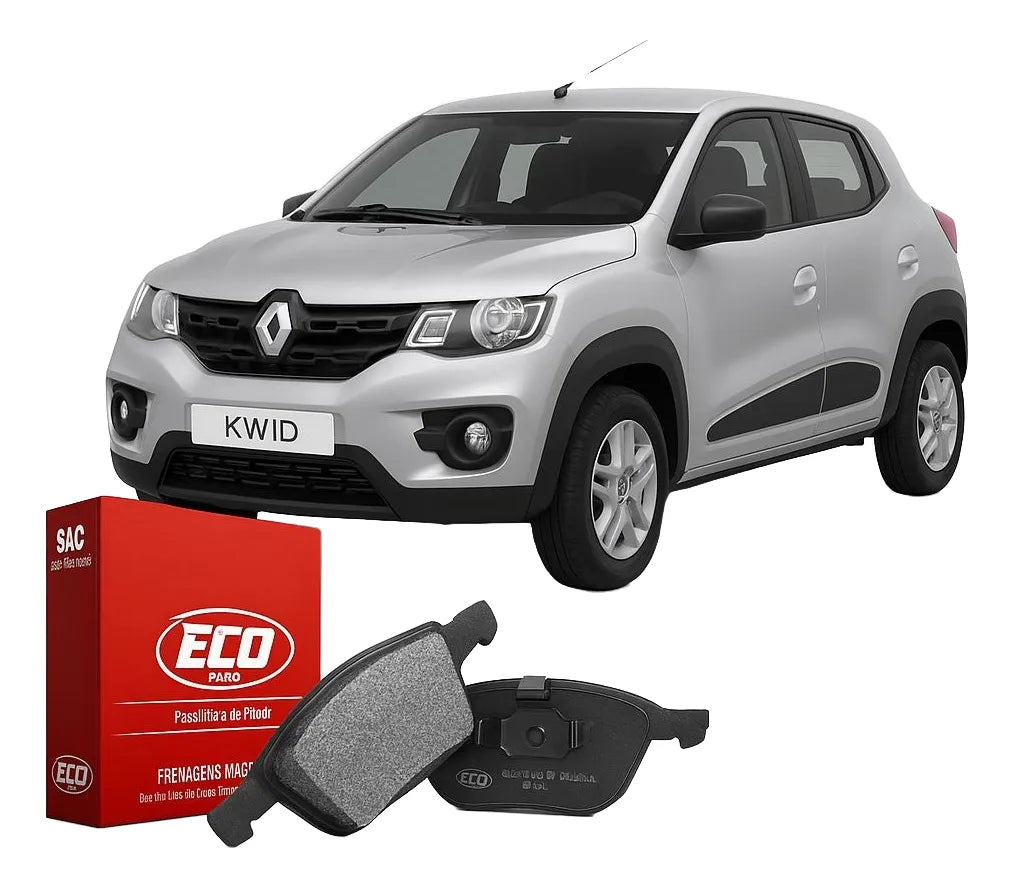Jogo Pastilha Freio Dianteira Kwid 1.0 2020 21 2022 23 2024