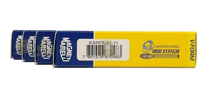 Jogo Velas De Ignição Palio Siena Strada Fiorino 1.5 1.6 8v