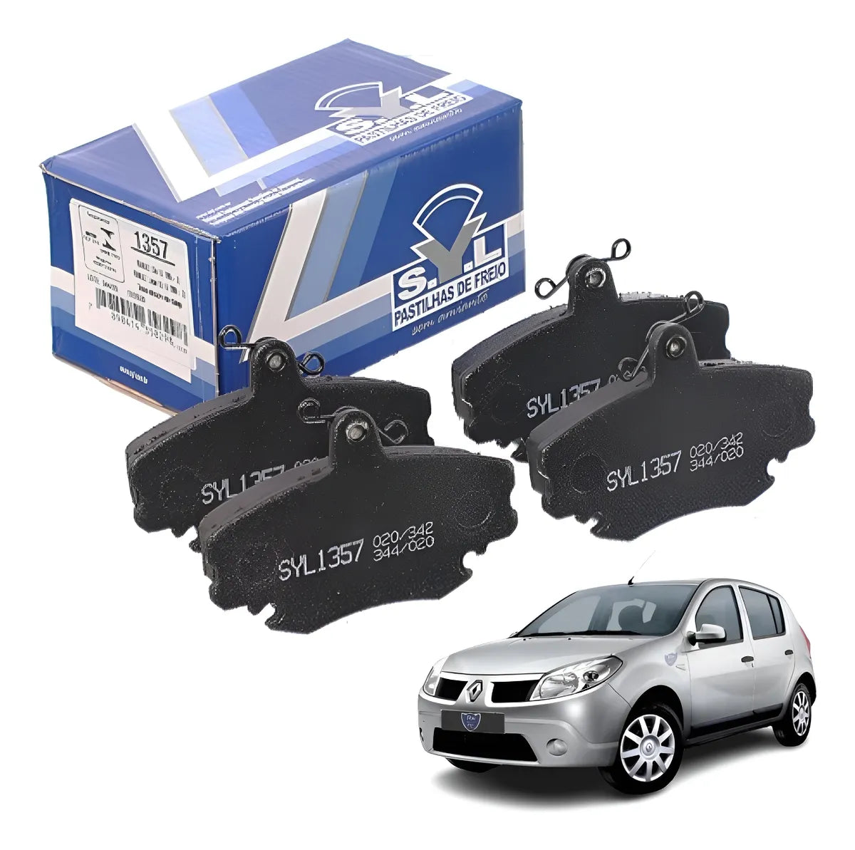 Pastilha De Freio Dianteira Sandero 2008 09 10 11 2012 2013