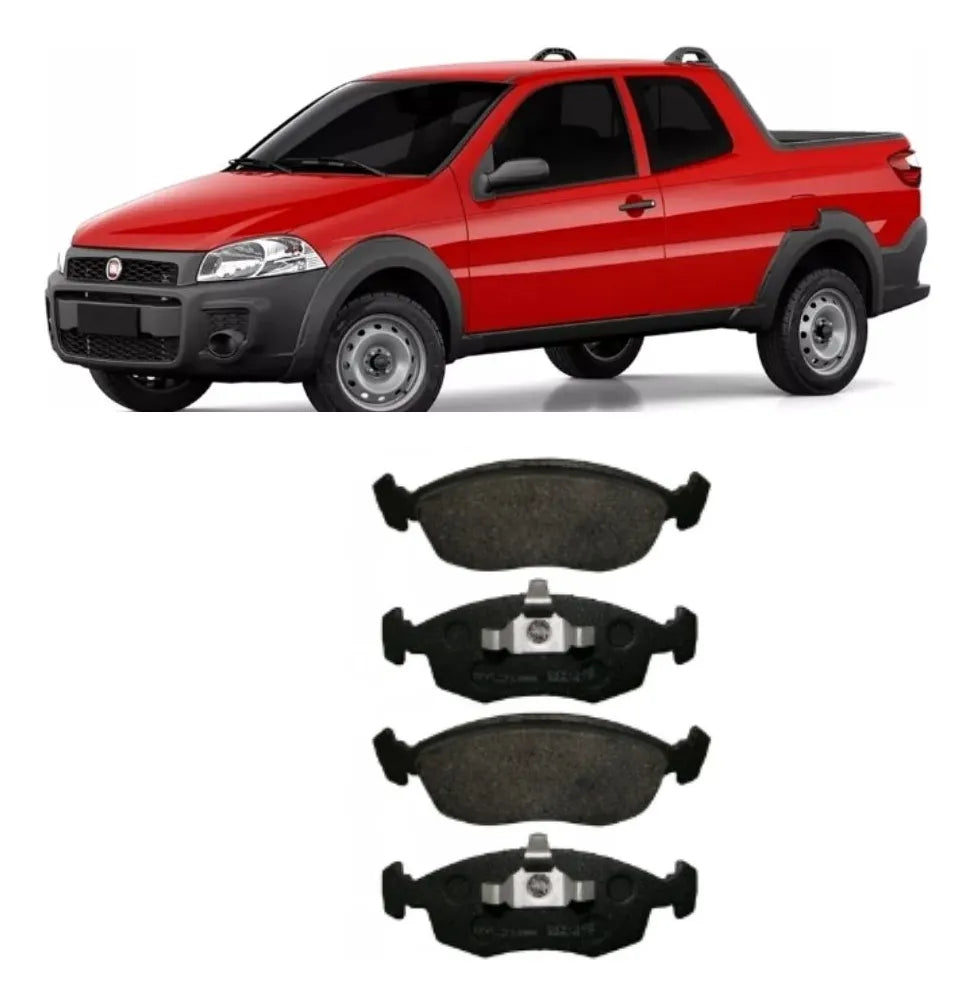 Pastilha Freio Dianteira, Strada , Palio, Punto, Siena 1.4