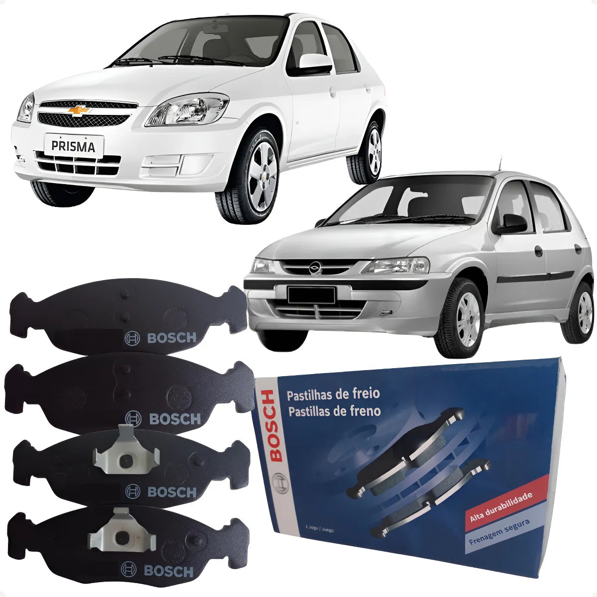 Pastilha Freio Dianteira Celta Prisma 2000 A 2008 Bosch