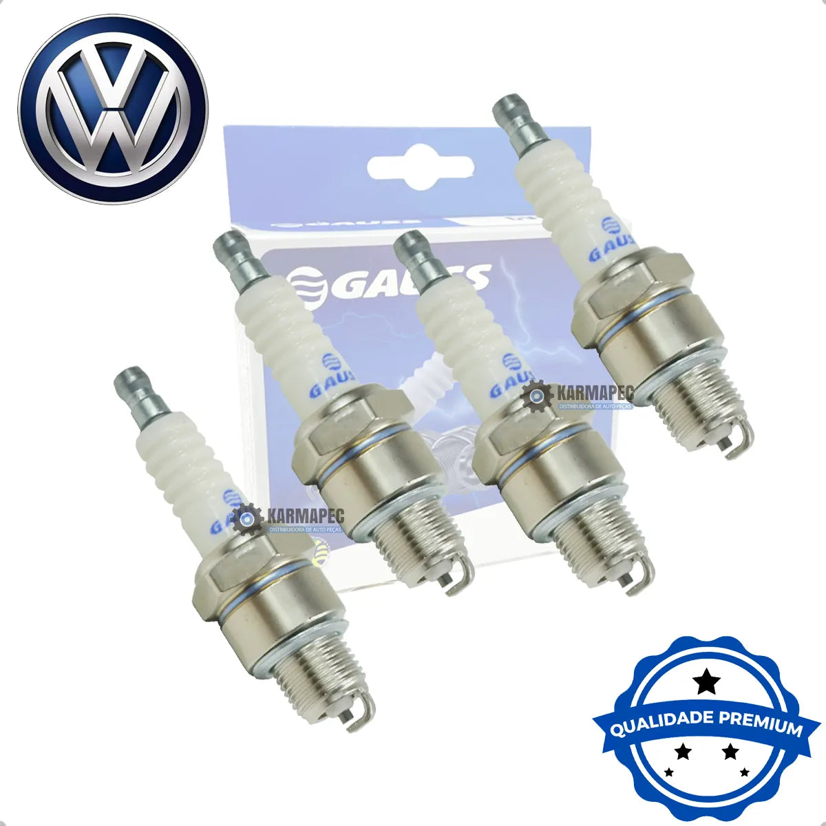 Jogo Velas Modelo Ngk Fusca 1200 1300 1500 1600 Gasol Até 83