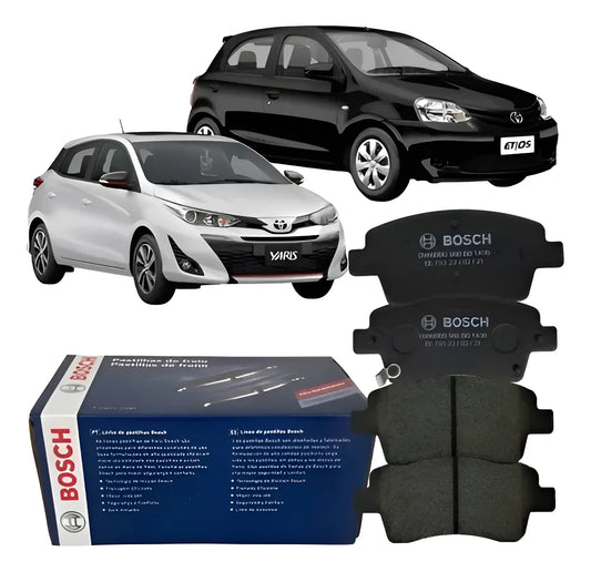 Jogo Pastilha Dianteira Original Toyota Etios 1.5 1.3 Bosch