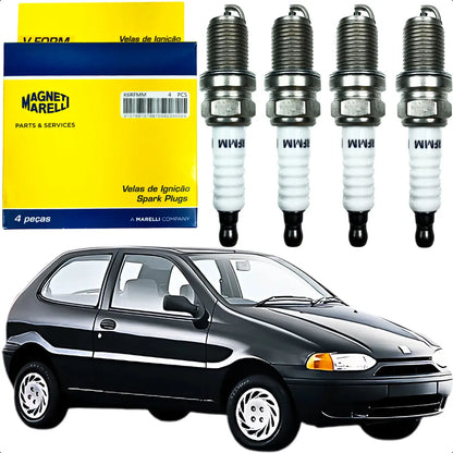 Jogo De Velas Palio 1.0 8v Fiasa Gasolina 96 97 98 99 K6rfm