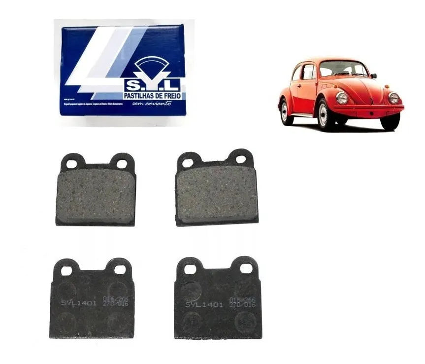 Jogo Pastilha Freio Dianteiro Fusca Brasilia Variant Gurgel