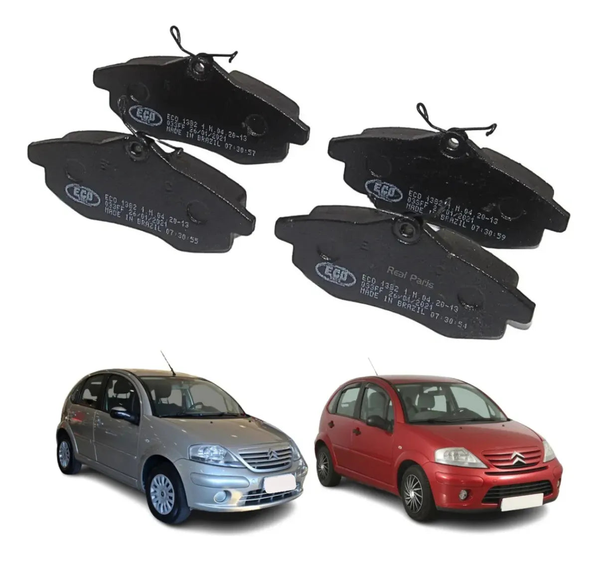 Pastilha Freio Dianteiro Citroen C3 1.4 2003/ 2012 Girling