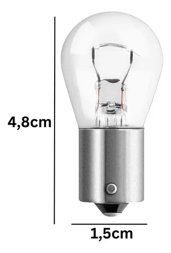 Lâmpada 1 polo - Automotiva BA15D 12V 21W (Unidade)