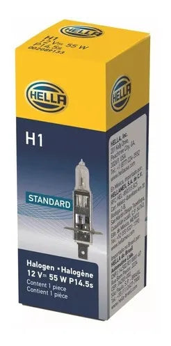 Lâmpada H1 Halogênio HELLA Standard 12V 55W P14.5s