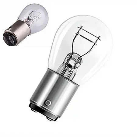 Lâmpada 2 polos - Automotiva P21W BA15s 12V 21W (Unidade)